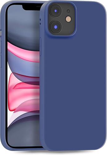 MyGadget Silikon Hülle für Apple iPhone 11 - robuste Schutzhülle TPU Case Slim Silikonhülle Back Cover Ultra Kratzfest Handyhülle matt Dunkelblau von MyGadget