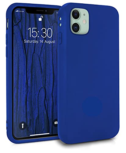 MyGadget Silikon Hülle für Apple iPhone 11 - robuste Schutzhülle TPU Case Slim Silikonhülle Back Cover Ultra Kratzfest Handyhülle matt Königsblau von MyGadget