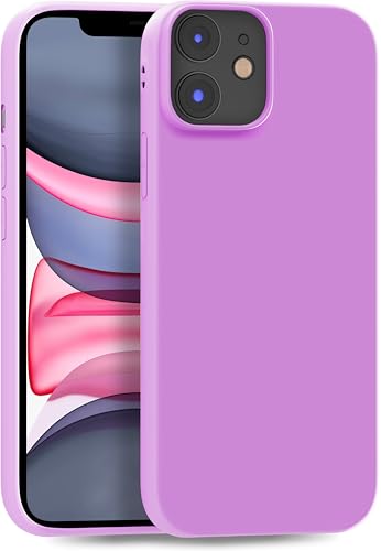 MyGadget Hülle kompatibel mit iPhone 11 - robuste Handyhülle TPU Case Slim Silikonhülle - Back Cover Kratzfest Schutzhülle matt Lila [ hell ] von MyGadget