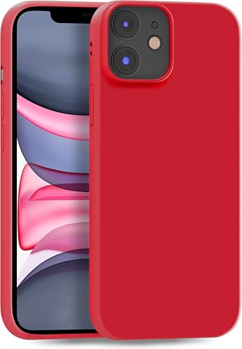 MyGadget Silikon Hülle für Apple iPhone 11 - robuste Schutzhülle TPU Case Slim Silikonhülle Back Cover Ultra Kratzfest Handyhülle matt Rot von MyGadget