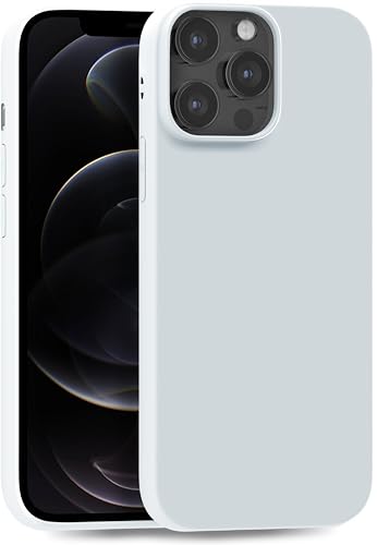 MyGadget Hülle kompatibel mit iPhone 12 | 12 Pro - robuste Handyhülle TPU Case Slim Silikonhülle - Back Cover Kratzfest Schutzhülle matt Weiß von MyGadget