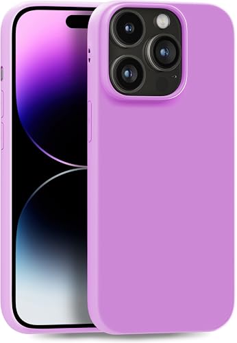 MyGadget Hülle kompatibel mit iPhone 14 Pro - robuste Silikon Schutzhülle TPU Case Slim Silikonhülle Back Cover Ultra Kratzfest Handyhülle matt Lila Hell MyGadget Hülle kompatibel mit iPhone 14 Pro - robuste Silikon Schutzhülle TPU Case Slim Silikonhülle Back Cover Ultra Kratzfest Handyhülle matt Lila Hell von MyGadget