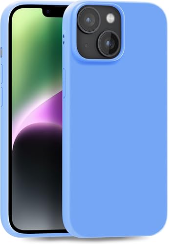 MyGadget Hülle kompatibel mit iPhone 14 - robuste Silikon Schutzhülle TPU Case Slim Silikonhülle Back Cover Ultra Kratzfest Handyhülle matt Hellblau MyGadget Hülle kompatibel mit iPhone 14 - robuste Silikon Schutzhülle TPU Case Slim Silikonhülle Back Cover Ultra Kratzfest Handyhülle matt Hellblau von MyGadget