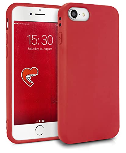 MyGadget Hülle kompatibel mit iPhone SE 2022 | 2020 | 7 | 8 - robuste Handyhülle TPU Case Slim Silikonhülle - Back Cover Kratzfest Schutzhülle matt Rot MyGadget Hülle kompatibel mit iPhone SE 2022 | 2020 | 7 | 8 - robuste Handyhülle TPU Case Slim Silikonhülle - Back Cover Kratzfest Schutzhülle matt Rot von MyGadget