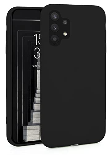 MyGadget Silikon Hülle für Samsung Galaxy A32 5G - robuste Schutzhülle TPU Case Slim Silikonhülle Back Cover Ultra Kratzfest Handyhülle in Schwarz von MyGadget