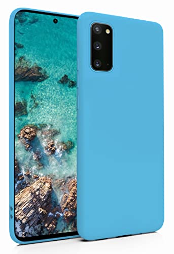 MyGadget Silikon Hülle für Samsung Galaxy S20 - robuste Schutzhülle TPU Case Slim Silikonhülle Back Cover Ultra Kratzfest Handyhülle in Hellblau von MyGadget