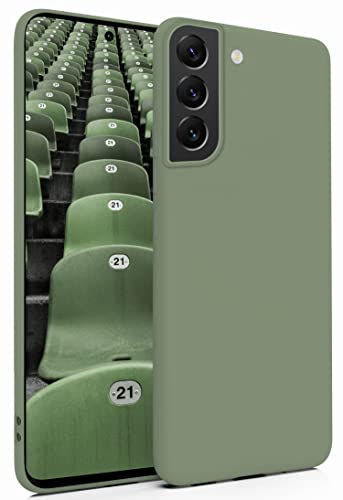 MyGadget Hülle für Samsung Galaxy S22 Plus - robuste Silikon Schutzhülle - TPU Case Slim - Silikonhülle Back Cover - Ultra Kratzfest Handyhülle matt - Mint von MyGadget