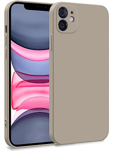 MyGadget Silikon Hülle kompatibel mit Apple iPhone 11 - Zweilagige Handyhülle mit Kameraschutz - Cover mit Innenfutter & Silikon außen - Grau von MyGadget