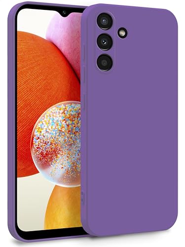 MyGadget Silikon Hülle kompatibel mit Samsung Galaxy A14 5G - Zweilagige Handyhülle mit Kameraschutz - Cover mit Innenfutter & Silikon außen - Lila von MyGadget