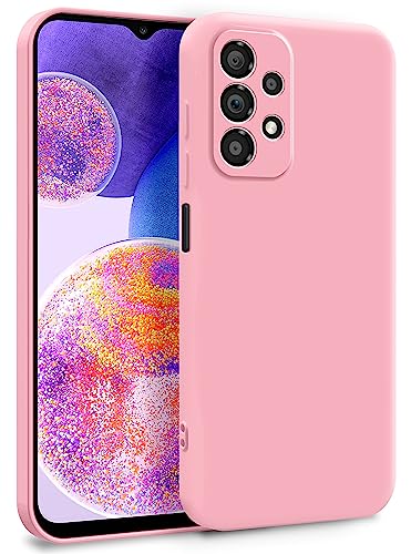 MyGadget Silikon Hülle kompatibel mit Samsung Galaxy A23 5G - Zweilagige Handyhülle mit Kameraschutz - Cover mit Innenfutter & Silikon außen - Rosa von MyGadget