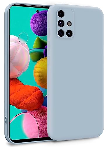 MyGadget Silikon Hülle kompatibel mit Samsung Galaxy A51 4G - Zweilagige Handyhülle mit Kameraschutz - Cover mit Innenfutter & Silikon außen - Hell Blau von MyGadget