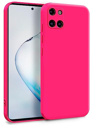 MyGadget Silikon Hülle kompatibel mit Samsung Galaxy Note 10 Lite - Zweilagige Handyhülle mit Kameraschutz - Cover mit Innenfutter & Silikon außen - Pink von MyGadget