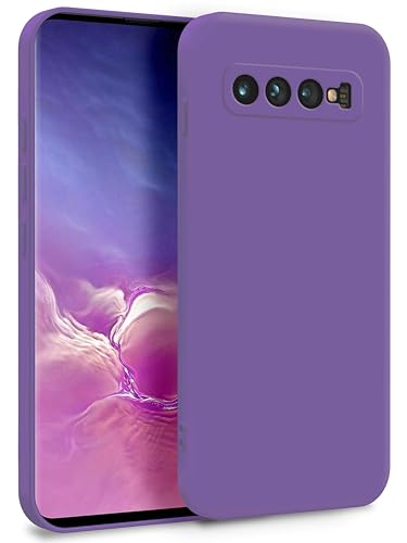 MyGadget Silikon Hülle kompatibel mit Samsung Galaxy S10 - Zweilagige Handyhülle mit Kameraschutz - Cover mit Innenfutter & Silikon außen - Lila von MyGadget