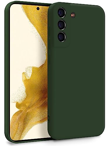 MyGadget Silikon Hülle kompatibel mit Samsung Galaxy S22 Plus - Zweilagige Handyhülle mit Kameraschutz - Cover mit Innenfutter & Silikon außen - Olive Grün von MyGadget