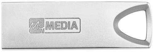 MyMedia My Alu USB 2.0 Drive USB-Stick 32GB Silber 69273 USB 2.0 von MyMedia