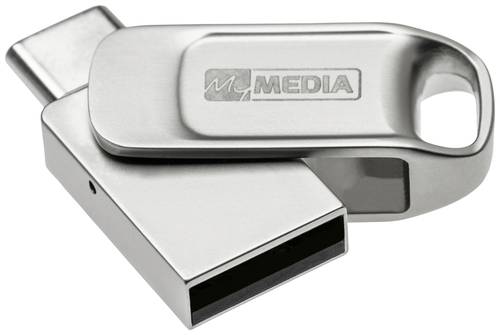 MyMedia My Dual USB 2.0 /USB C Drive USB-Stick 32GB Silber 69266 USB 2.0, USB-C® von MyMedia