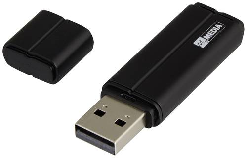 MyMedia My USB 2.0 Drive 8GB USB-Stick 8GB Schwarz 69260 USB 2.0 von MyMedia