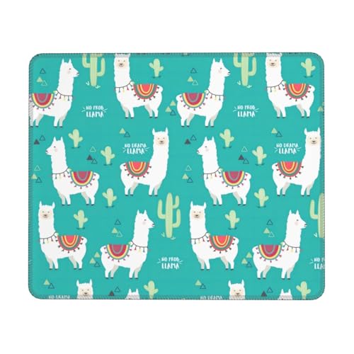 Alpaca Cactus Print Mousepad, Rechteckiges Mauspad für Computer, rutschfeste Mauspad 25 * 30 cm 20,9 * 22,5 cm Alpaca Cactus Print Mousepad, Rechteckiges Mauspad für Computer, rutschfeste Mauspad 25 * 30 cm 20,9 * 22,5 cm von MyPiky