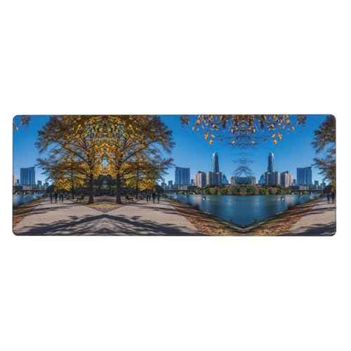 Austin Gaming-Mauspad mit Texas-Druck, großes Mauspad, Tastatur-Pad, Schreibtischunterlage, 80 x 30 cm, XL Austin Gaming-Mauspad mit Texas-Druck, großes Mauspad, Tastatur-Pad, Schreibtischunterlage, 80 x 30 cm, XL von MyPiky