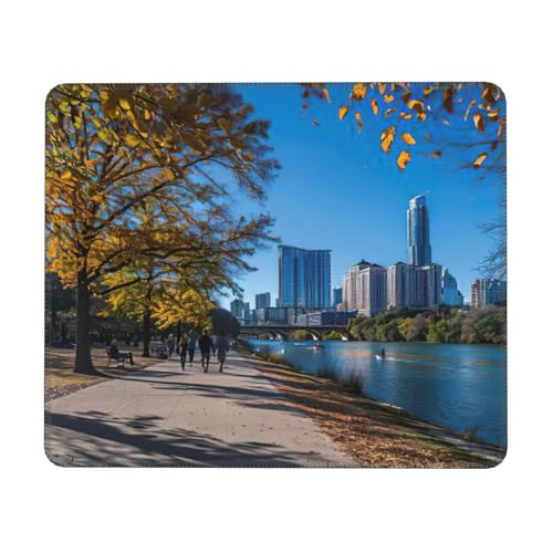 Austin Texas Print Mauspad, rechteckiges Mauspad für Computer, rutschfestes Mauspad, 25,4 x 30,5 cm, 20,5 x 24,1 cm Austin Texas Print Mauspad, rechteckiges Mauspad für Computer, rutschfestes Mauspad, 25,4 x 30,5 cm, 20,5 x 24,1 cm von MyPiky