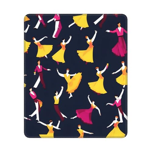 Ballroom Dance Kleines Muster Druck Mauspad, Mousepad, rechteckiges Mauspad mit Rutschfester Basis, Computer Gaming Mauspads, 25 * 30cm Ballroom Dance Kleines Muster Druck Mauspad, Mousepad, rechteckiges Mauspad mit Rutschfester Basis, Computer Gaming Mauspads, 25 * 30cm von MyPiky