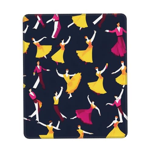 Ballsaal Dance Kleines Muster Druck Mousepad, Gaming Mousepad, Computer Mousepad für Laptop Maus 10x12 Zoll Office 20,9x22,5 cm Ballsaal Dance Kleines Muster Druck Mousepad, Gaming Mousepad, Computer Mousepad für Laptop Maus 10x12 Zoll Office 20,9x22,5 cm von MyPiky