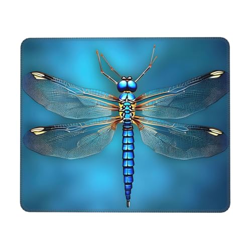 Blau Odonata Muster Druck Mauspad, Rechteckiges Mauspad für Computer, rutschfeste Mauspad 25 * 30 cm 21,9 * 22,5 cm Blau Odonata Muster Druck Mauspad, Rechteckiges Mauspad für Computer, rutschfeste Mauspad 25 * 30 cm 21,9 * 22,5 cm von MyPiky