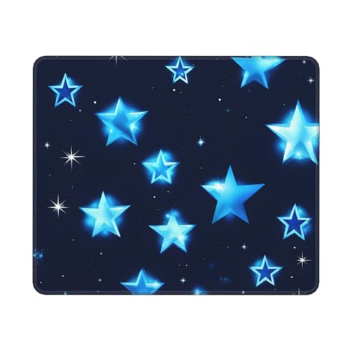 Blaue glänzende Sterne Druck Computer-Mauspad, Gaming Mauspad Rechteckige Maus, Mauspad für Schreibtisch Laptop, 25 * 30cm Blaue glänzende Sterne Druck Computer-Mauspad, Gaming Mauspad Rechteckige Maus, Mauspad für Schreibtisch Laptop, 25 * 30cm von MyPiky
