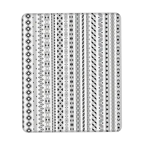 Boho Dreieckige Streifen Drucken Mauspad, Gaming Mauspad Computer-Maus-Matten für Laptop, Maus, 10 * 12 Zoll Büro 25,9 * 22,5 cm Boho Dreieckige Streifen Drucken Mauspad, Gaming Mauspad Computer-Maus-Matten für Laptop, Maus, 10 * 12 Zoll Büro 25,9 * 22,5 cm von MyPiky