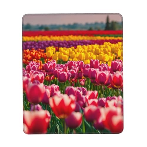 Bunte Tulpen Druck Mauspad, Gaming Mauspad Computer-Maus-Matten für Laptop, Maus, 10 * 12 Zoll Büro 27,9 * 22,5 cm Bunte Tulpen Druck Mauspad, Gaming Mauspad Computer-Maus-Matten für Laptop, Maus, 10 * 12 Zoll Büro 27,9 * 22,5 cm von MyPiky