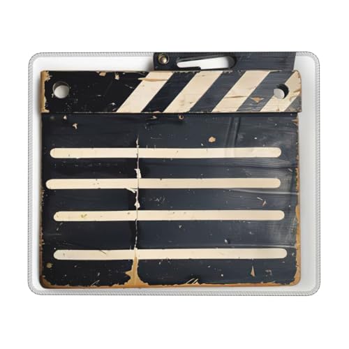 Classic Movie Clapboard Black Print Mouse Pad, Rechteckiges Mauspad für Computer, rutschfeste Mauspad 25 * 30 cm 27,9 * 22,5 cm Classic Movie Clapboard Black Print Mouse Pad, Rechteckiges Mauspad für Computer, rutschfeste Mauspad 25 * 30 cm 27,9 * 22,5 cm von MyPiky