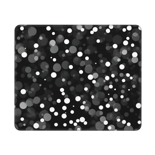 Computer-Mauspad Schwarz und Weiß Punkten Druck Gaming Mauspad Rechteckige Maus Mauspad für Schreibtisch Laptop 25 * 30cm Computer-Mauspad Schwarz und Weiß Punkten Druck Gaming Mauspad Rechteckige Maus Mauspad für Schreibtisch Laptop 25 * 30cm von MyPiky