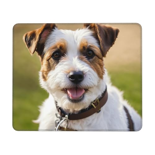 Cute Dog Print Mouse Pad Rechteck Mauspad Computer Mauspad rutschfest Mauspad 25 * 30cm (25 * 30cm) von MyPiky
