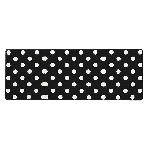 Erweitertes Gaming-Mauspad, großes Mauspad, Tastatur-Pad, Schreibtischunterlage, 80 x 30 cm, Schwarz und Weiß Erweitertes Gaming-Mauspad, großes Mauspad, Tastatur-Pad, Schreibtischunterlage, 80 x 30 cm, Schwarz und Weiß von MyPiky