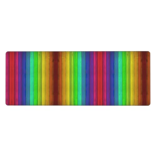 Erweitertes Gaming-Mauspad mit farbigem Holzdruck, großes Mauspad, Tastatur-Pad, Schreibtischunterlage, 80 x 30 cm, XL Erweitertes Gaming-Mauspad mit farbigem Holzdruck, großes Mauspad, Tastatur-Pad, Schreibtischunterlage, 80 x 30 cm, XL von MyPiky