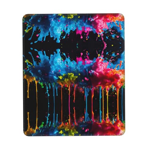 Farbe Splatter Hintergrund Print Mousepad, Gaming Mousepad, Computer Mousepad für Laptop Maus 25 * 30 cm Büro 20,9 * 22,5 cm Farbe Splatter Hintergrund Print Mousepad, Gaming Mousepad, Computer Mousepad für Laptop Maus 25 * 30 cm Büro 20,9 * 22,5 cm von MyPiky