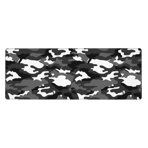Großes Gaming-Mauspad mit abstraktem Camouflage-Druck, Tastatur-Pad, Schreibtischunterlage, 80 x 30 cm, XL Großes Gaming-Mauspad mit abstraktem Camouflage-Druck, Tastatur-Pad, Schreibtischunterlage, 80 x 30 cm, XL von MyPiky