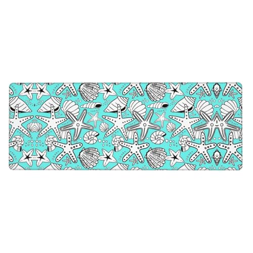Großes Gaming-Mauspad mit schönem Seestern-Druck, großes Mauspad, Tastatur-Pad, Schreibtischunterlage, 80 x 30 cm, XL Großes Gaming-Mauspad mit schönem Seestern-Druck, großes Mauspad, Tastatur-Pad, Schreibtischunterlage, 80 x 30 cm, XL von MyPiky