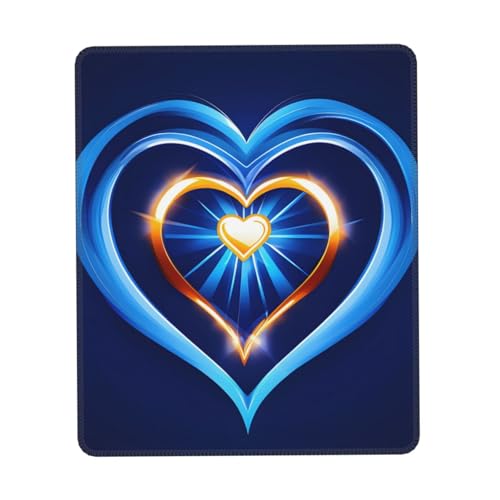 Himmelblaues Mauspad mit Herzdruck, Gaming-Mauspad,Computer-Mauspads für Laptop, Maus, 10 * 12 Zoll Büro 25,9 * 22,5 cm Himmelblaues Mauspad mit Herzdruck, Gaming-Mauspad,Computer-Mauspads für Laptop, Maus, 10 * 12 Zoll Büro 25,9 * 22,5 cm von MyPiky