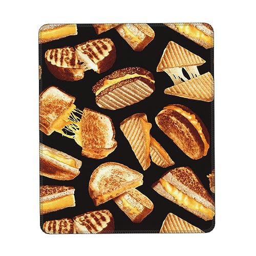 Käsebrötchen Print Mousepad, Gaming Mousepad, Computer-Maus-Matten für Laptop Mauspad 25 x 30 cm Büro 10x9.5 Zoll Käsebrötchen Print Mousepad, Gaming Mousepad, Computer-Maus-Matten für Laptop Mauspad 25 x 30 cm Büro 10x9.5 Zoll von MyPiky