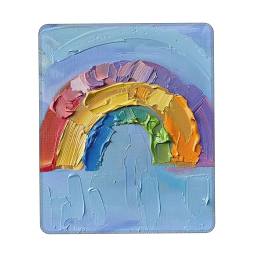 Kleines Mauspad Regenbogen Print Gaming Mauspad Computer-Maus-Matten für Laptop Maus, 10 * 12 Zoll Büro 25,9 * 22,5 cm Kleines Mauspad Regenbogen Print Gaming Mauspad Computer-Maus-Matten für Laptop Maus, 10 * 12 Zoll Büro 25,9 * 22,5 cm von MyPiky