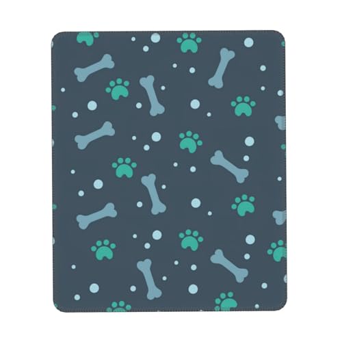 Knochen und Hundekrallen Druck Mauspad, Gaming Mauspad Computer-Maus-Matten für Laptop, Maus, 10 * 12 Zoll Büro 25,9 * 22,5 cm Knochen und Hundekrallen Druck Mauspad, Gaming Mauspad Computer-Maus-Matten für Laptop, Maus, 10 * 12 Zoll Büro 25,9 * 22,5 cm von MyPiky