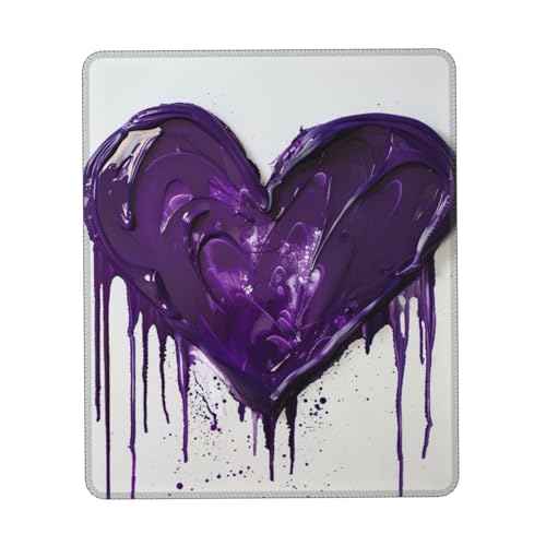 Lila Mousepad mit Liebesdruck, Gaming-Mauspad,Computer-Mauspads für Laptop, Maus, 10 * 12 Zoll Büro 26,9 * 22,5 cm Lila Mousepad mit Liebesdruck, Gaming-Mauspad,Computer-Mauspads für Laptop, Maus, 10 * 12 Zoll Büro 26,9 * 22,5 cm von MyPiky