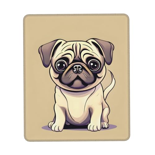 Lustige Cartoon Mops Welpen Hunde Drucken Mauspad, Gaming Mauspad Computer Mauspads für Laptop Mousepad 25 * 30cm Büro 10 * 20cm Lustige Cartoon Mops Welpen Hunde Drucken Mauspad, Gaming Mauspad Computer Mauspads für Laptop Mousepad 25 * 30cm Büro 10 * 20cm von MyPiky