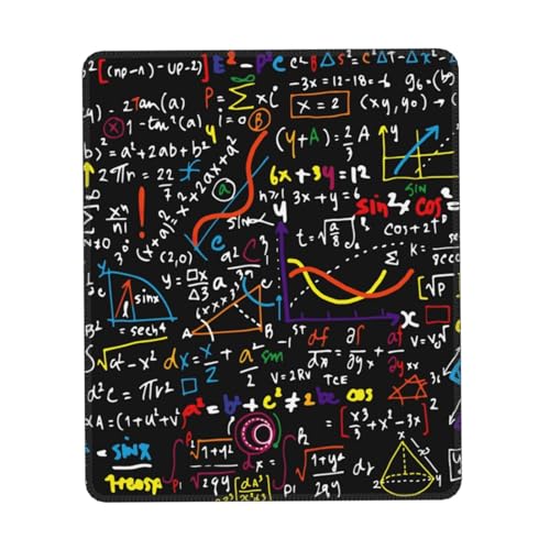 Math Formula Print Mousepad, Gaming Mousepad, Computer Mousepads für Laptop Maus 10x12 Zoll Office 20.9 x 22.5 cm Math Formula Print Mousepad, Gaming Mousepad, Computer Mousepads für Laptop Maus 10x12 Zoll Office 20.9 x 22.5 cm von MyPiky