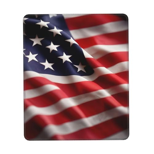 Mauspad, US-Flagge, Gaming Mauspad Computer-Maus-Matten für Laptop, Maus, 10 * 12 Zoll Büro 26,9 * 22,5 cm Mauspad, US-Flagge, Gaming Mauspad Computer-Maus-Matten für Laptop, Maus, 10 * 12 Zoll Büro 26,9 * 22,5 cm von MyPiky