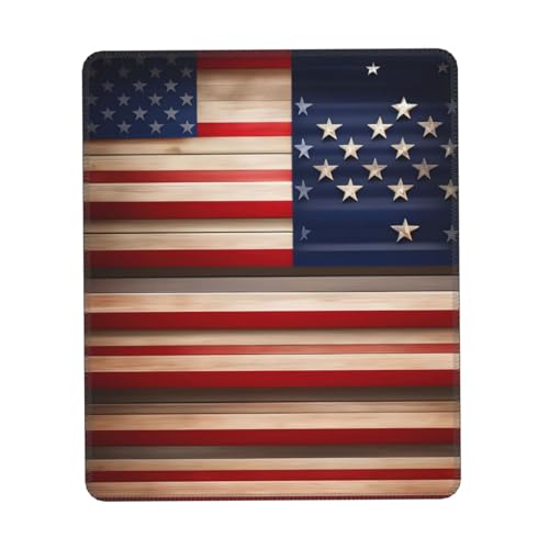 Mauspad, amerikanische Flagge, patriotischer Druck, Gaming-Mauspad,Computer-Mauspads für Laptop, Maus, 25 * 30cm, Büro 25.9 * 22.5cm Mauspad, amerikanische Flagge, patriotischer Druck, Gaming-Mauspad,Computer-Mauspads für Laptop, Maus, 25 * 30cm, Büro 25.9 * 22.5cm von MyPiky