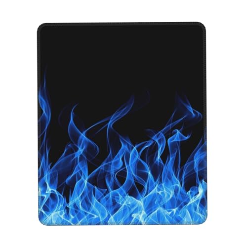 Mauspad Blauer Flammdruck Gaming Mauspad Computer-Mauspads für Laptop Maus, 10 * 12 Zoll Büro 25,9 * 22,5 cm Mauspad Blauer Flammdruck Gaming Mauspad Computer-Mauspads für Laptop Maus, 10 * 12 Zoll Büro 25,9 * 22,5 cm von MyPiky