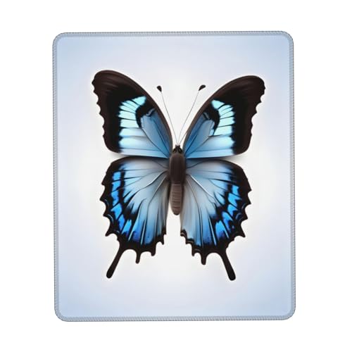 Mauspad Blauer Schmetterling Druck Gaming Mauspad Computer Mousepad für Laptop Maus, 10 * 12 Zoll Büro 26,9 * 22,5 cm Mauspad Blauer Schmetterling Druck Gaming Mauspad Computer Mousepad für Laptop Maus, 10 * 12 Zoll Büro 26,9 * 22,5 cm von MyPiky