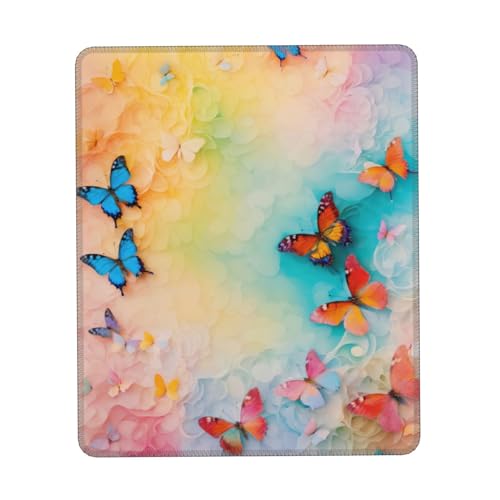 Mauspad Schmetterling Print Gaming Mauspad Computer Mousepad für Laptop Maus 25 * 30 cm Büro 27.9 * 22.5cm Mauspad Schmetterling Print Gaming Mauspad Computer Mousepad für Laptop Maus 25 * 30 cm Büro 27.9 * 22.5cm von MyPiky